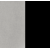 Stoff Hellgrau/Schwarze Beine