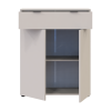 Kommode Doros Ron 2 Kaschmir 2 Türen 1 Schublade 80x38x100 (41516044)