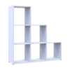 Regalsystem Doros Step 3x3 Weiß offen 102,6x28,8x106,1 (41516161)