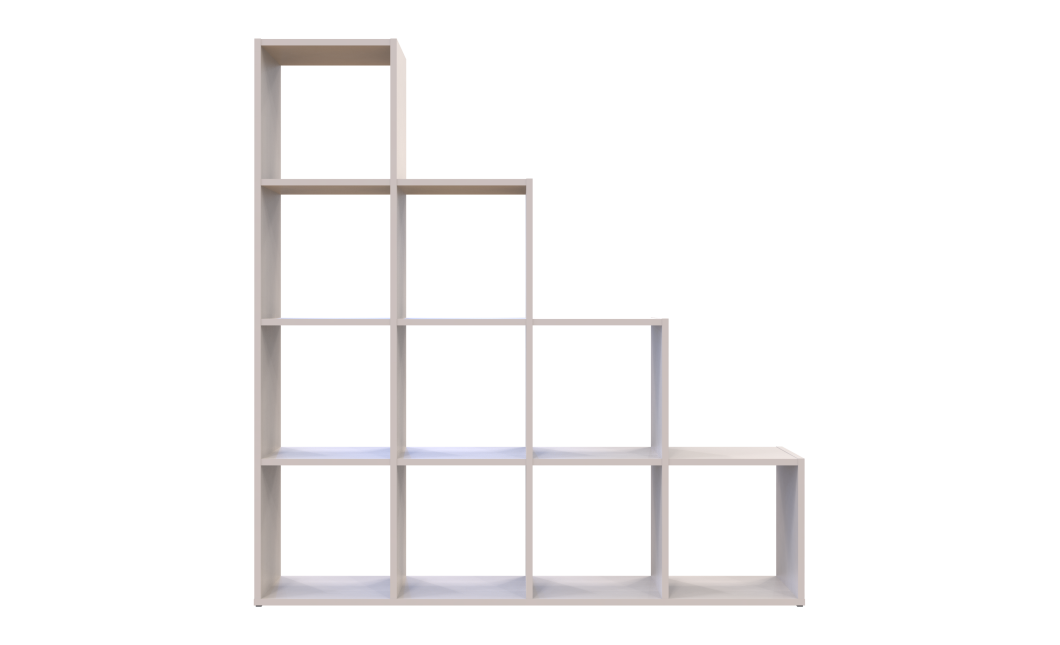 Regalsystem Doros Step 4x4 Kaschmir offen 136,2x28,8x140,7 (41516168)