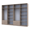 Kleiderschrank Doros Lukas Sonoma Eiche 4+4 Türen 320x50x240 (42005127)