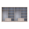 Kleiderschrank Doros Rondi Kaschmir 4+4 Türen 320x52x195 (42005626)