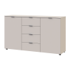 Kommode Doros Ron 5 Kaschmir 2 Türen 4 Schubladen 140x38x81 (41516047)
