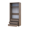 Kleiderschrank mit Schubladen Doros Kasper Cremona Cannolo 2 Türen 90x48x204 (42005533)