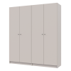 Kleiderschrank Doros Promo Set mit Böden Kaschmir 2+2 Türen 180x48x204 (44900290)