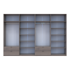 Kleiderschrank Doros Lukas Cannolo / Cannolo 4+4 Türen 360x50x240 (42005250)