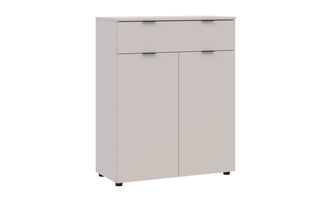 Kommode Doros Ron 2 Kaschmir 2 Türen 1 Schublade 80x38x100 (41516044)