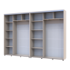 Kleiderschrank Doros Sigma Slim Schiebetüren Kaschmir 2+2 Türen 310x45x214.4 (42005608)