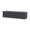 TV-Board Doros Levia Anthrazit 3 Türen 130х35х33 (41516289)