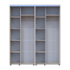 Kleiderschrank Doros Sigma Slim Schiebetüren Kaschmir 2+2 Türen 180x45x214.4 (42005582)
