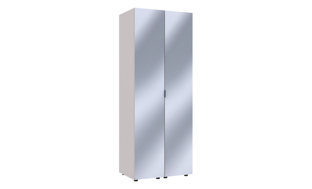 Kleiderschrank Set Doros Gelar Kaschmir mit 2 Spiegeln 78x49,5x203,4 (42005103)
