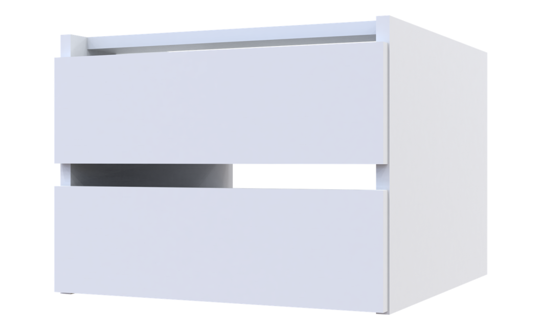 Schubladenblock für Kleiderschrank Doros G-Caiser Weiß 44,8x42x33,6 (80736208)