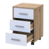 Rollcontainer Doros T3 Ewok Eiche Weiß 43x42x66,4 (41901068)