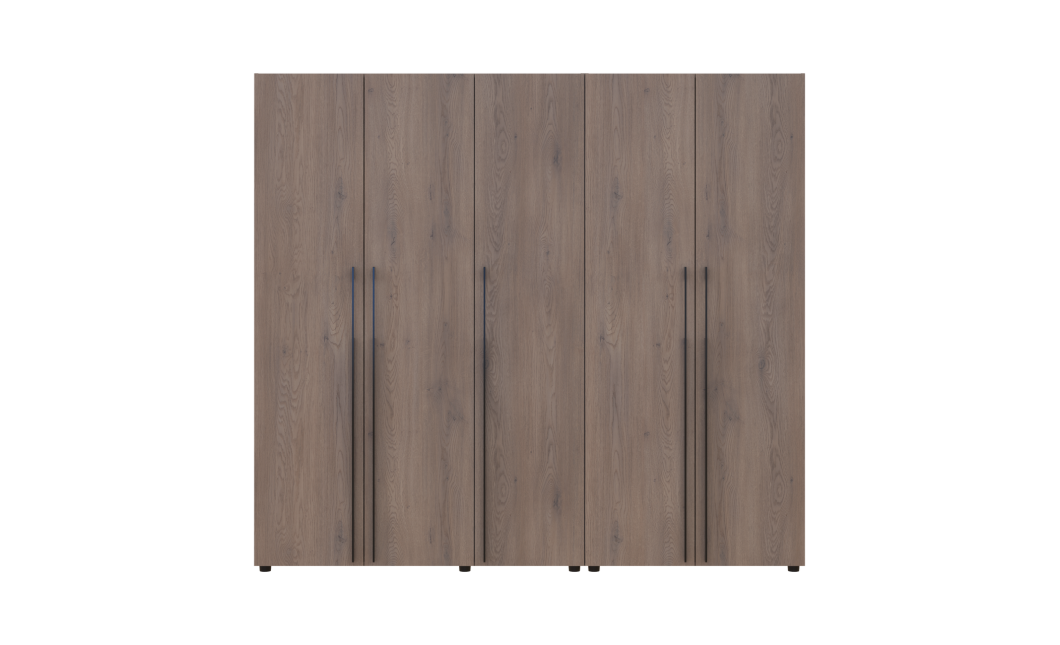 Kleiderschrank mit Schubladen Doros Kasper Cremona Cannolo 2+3 Türen 225x48x204 (42005549)