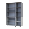 Kleiderschrank Doros Thorn Natti Kiefer/Grau 3 Türen Böden 135x51,6x200 (44900512)