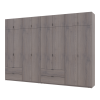 Kleiderschrank Doros Lukas Cannolo / Cannolo 4+4 Türen 340x50x240 (42005249)