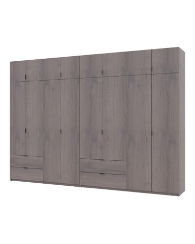 Kleiderschrank Doros Lukas Cannolo / Cannolo 4+4 Türen 340x50x240 (42005249)