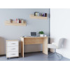 Computertisch Doros T3 Sonoma Eiche Weiß 120x60x78 (44900060)