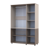 Kleiderschrank Doros Thorn Cremona Cannolo/Kaschmir 3 Türen Kleiderstange 135x51,6x200 (44900499)