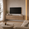 TV-Board Doros Levia Ewok Eiche 4 Türen 160x35x33 (41516094)