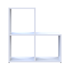 Regalsystem Doros Step 2x2 Weiß offen 69x28,8x71,4 (41516156)
