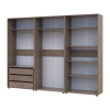 Kleiderschrank mit Regalen und Schubladen Doros Kasper Cremona Cannolo 2+2+2 Türen 270x48x204 (42005731)