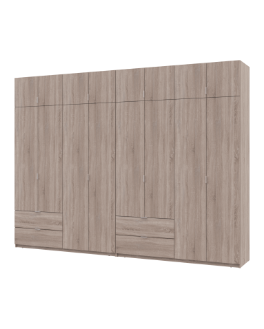 Kleiderschrank Doros Lukas Sonoma Eiche 4+4 Türen 320x50x240 (42005127)