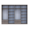 Kleiderschrank Doros Lukas Cannolo / Cannolo 4+4 Türen 320x50x240 (42005246)