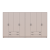 Kleiderschrank Doros Rondi Kaschmir 4+4 Türen 320x52x195 (42005626)