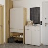 Kommode Doros Ron 2 Kaschmir 2 Türen 1 Schublade 80x38x100 (41516044)
