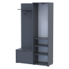 Flurschrank Doros Dora Graphitgrau 113,5x40x192 (44900219)