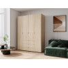 Kleiderschrank Doros Gelar mit Drehtüren Sonoma Eiche 4 Türen 155x49,5x203,4 (80397560)