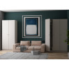 Kleiderschrank Doros Promo mit Drehtüren Kaschmir 3 Türen 135x48x204 (80737669)