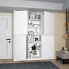Kleiderschrank Doros Morgan Weiß 2 Türen 180x38,5x210 (42001246)