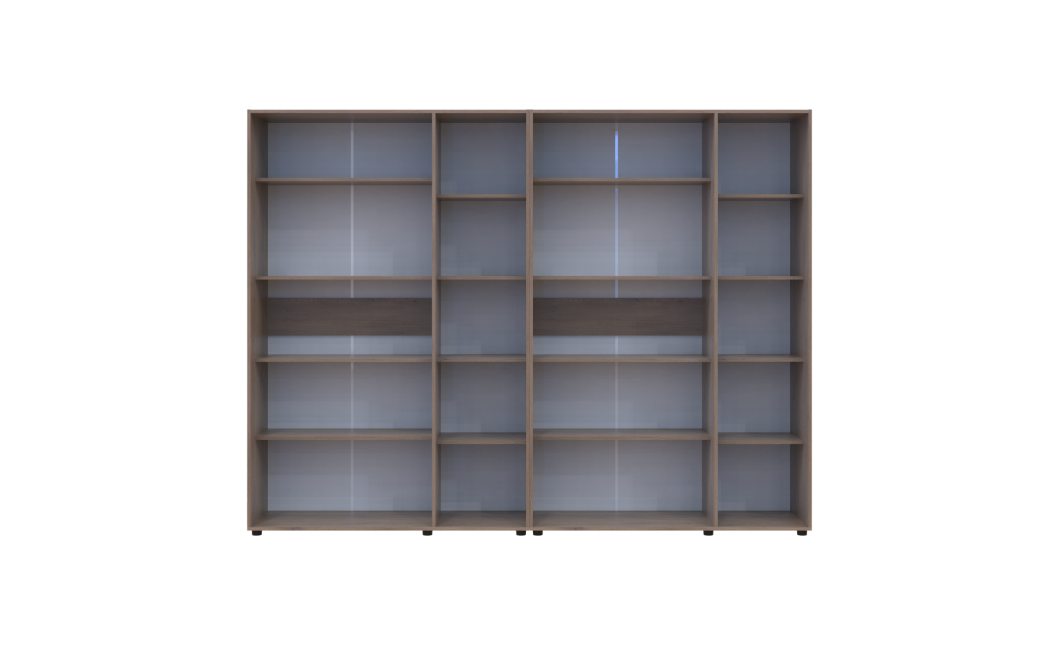 Kleiderschrank mit Regalen Doros Kasper Cremona Cannolo 3+3 Türen 270x48x204 (42005571)