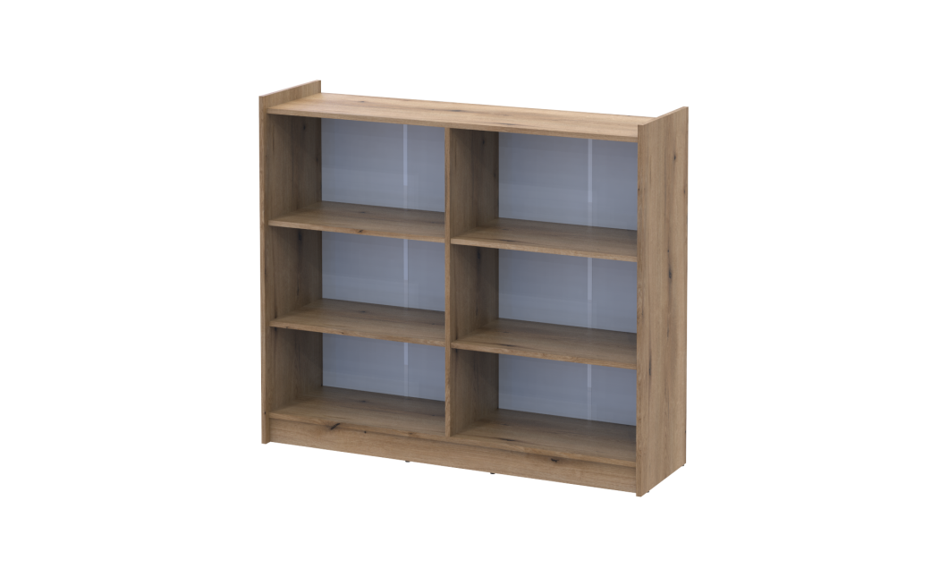 Kommode Doros Kassel Ewok Eiche 4 Türen 128x40x110 (41516214)