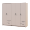 Kleiderschrank Doros Rondi Kaschmir 2+3 Türen 203x52x195 (42005618)