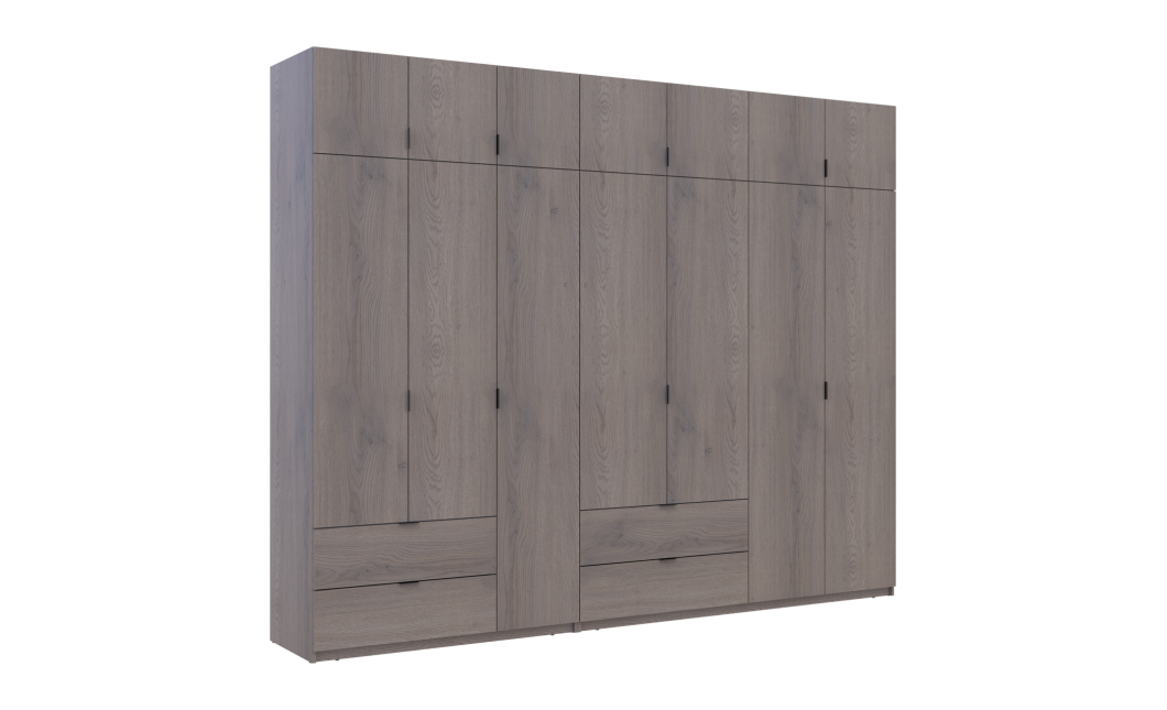Kleiderschrank Doros Lukas Cannolo / Cannolo 3+4 Türen 300x50x240 (42005247)