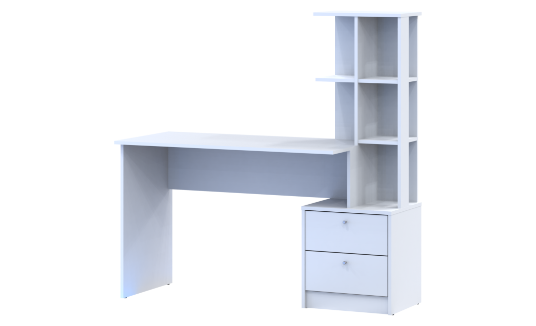 Computertisch Doros T7 Weiß 136x55x138 (81373482)