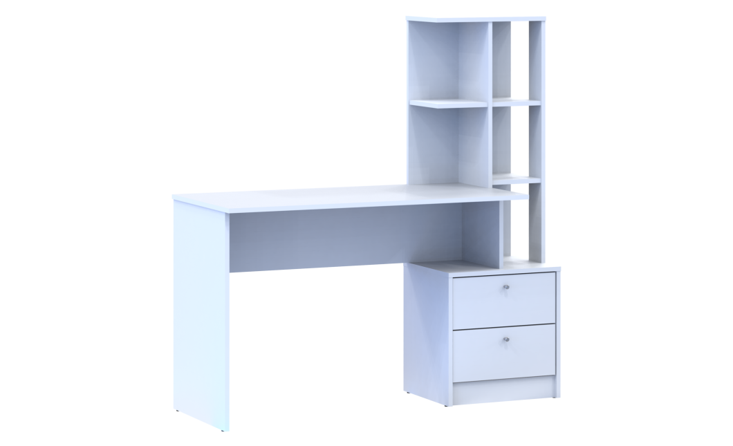 Computertisch Doros T7 Weiß 136x55x138 (81373482)