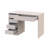Schreibtisch Doros Ergo links Kaschmir 110x55x75 (41516106)