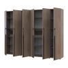 Kleiderschrank mit Regalen Doros Kasper Cremona Cannolo 3+3 Türen 270x48x204 (42005571)