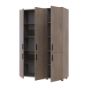 Kleiderschrank Doros Thorn Cremona Cannolo 3 Türen Böden 135x51,6x200 (44900476)