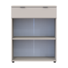 Kommode Doros Ron 2 Kaschmir 2 Türen 1 Schublade 80x38x100 (41516044)