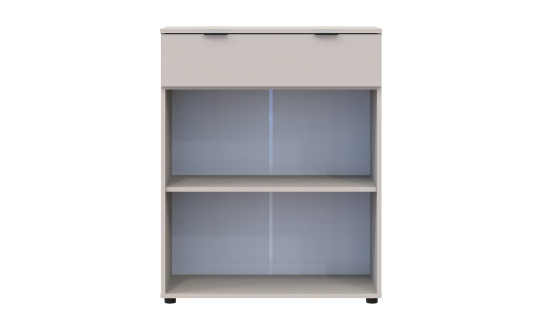Kommode Doros Ron 2 Kaschmir 2 Türen 1 Schublade 80x38x100 (41516044)