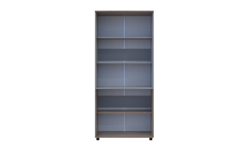 Kleiderschrank Doros Thorn Cremona Cannolo/Grau 2 Türen Böden 90x51,6x200 (44900456)