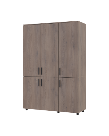 Kleiderschrank Doros Thorn Cremona Cannolo 3 Türen Kleiderstange 135x51,6x200 (44900475)