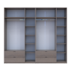 Kleiderschrank Doros Lukas Cannolo / Cannolo 3+3 Türen 270x50x240 (42005243)