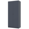Kleiderschrank Doros Promo Anthrazit 2 Türen Böden 90x48x204 (42005332)