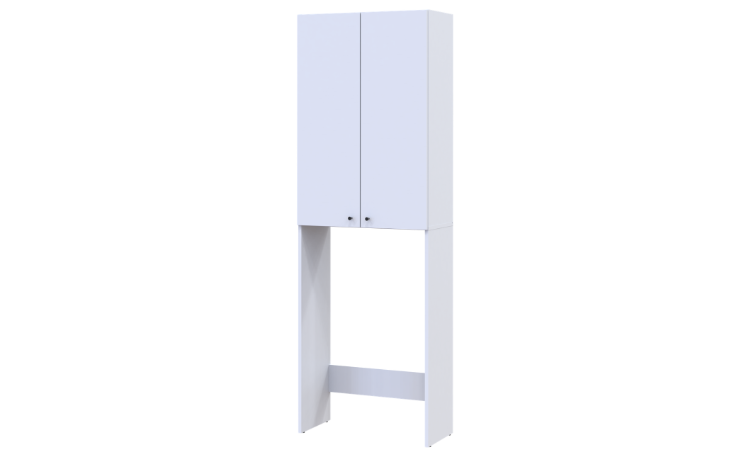 Waschmaschinenschrank Doros Lola Weiß 64x31,6x190 (41516022)